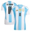 Original Fußballtrikot Argentinien Di Maria 11 Heimtrikot 2024 Für Herren